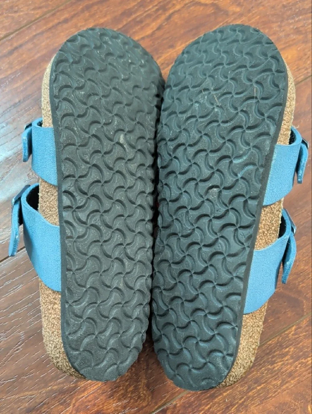 Birkenstock Kids Blue Two-Buckle Sandals